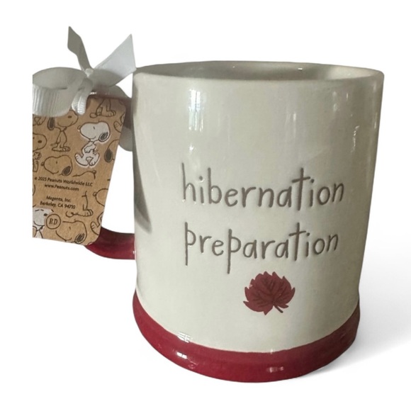 *New* Snoopy Rae Dunn Red and White Mug - Picture 2 of 2